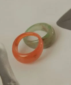 Peppermayo See The World Resin Ring - Orange New & Most Loved