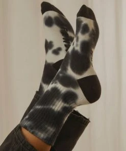 Afends High Status Hemp Socks - Black Tie Dye New & Most Loved 6 Afends High Status Hemp Socks - Black Tie Dye New & Most Loved