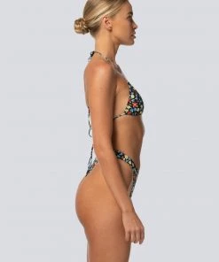 LaHana Swim Billy Bottom - Dark Floral 10 LaHana Swim Billy Bottom - Dark Floral