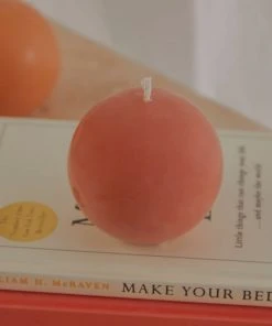 Candle Co Moreton Eco Ball Candle - Baked Clay