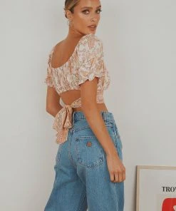 Peppermayo Perfect Summer Crop - Peach Floral New & Most Loved