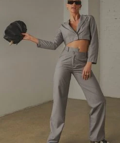 Peppermayo Exclusive Modern Girl Suit Pants - Slate New & Most Loved 9 Peppermayo Exclusive Modern Girl Suit Pants - Slate New & Most Loved