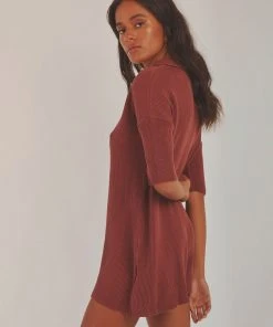 Peppermayo Expectations Playsuit - Brown