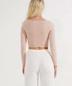 Peppermayo On The Town Top - Light Beige 9 Peppermayo On The Town Top - Light Beige