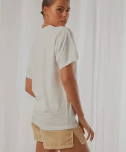 Rolla's Big Barry Tomboy Tee - White New & Most Loved