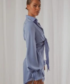 Peppermayo Don't Stop Me Now Mini Dress - Blue