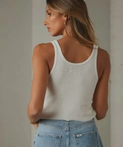 Wrangler New & Most Loved Rose Fangs Tank - Vintage White 9 Wrangler New & Most Loved Rose Fangs Tank - Vintage White