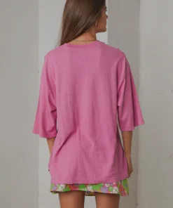 Afends Hounds Of Love Oversized Tee - Candy New Tops