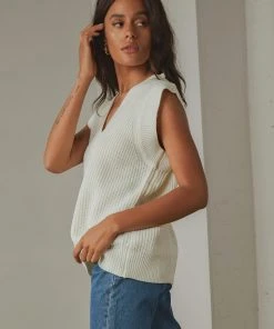 Peppermayo Everything About You Knit Vest - White 8 Peppermayo Everything About You Knit Vest - White