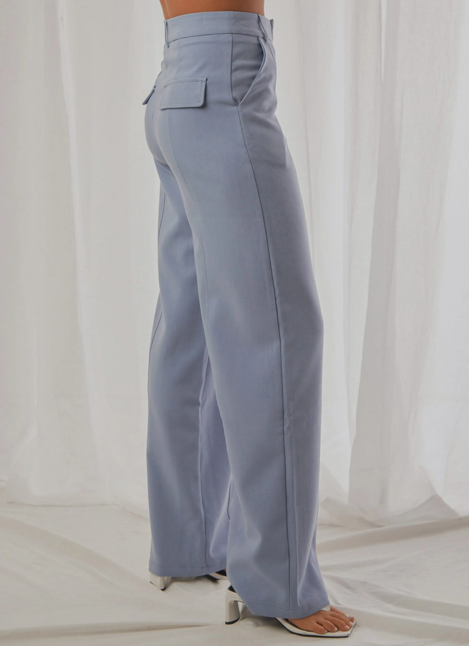 4th & Reckless Adelaide Trouser - Blue 3 4th & Reckless Adelaide Trouser - Blue