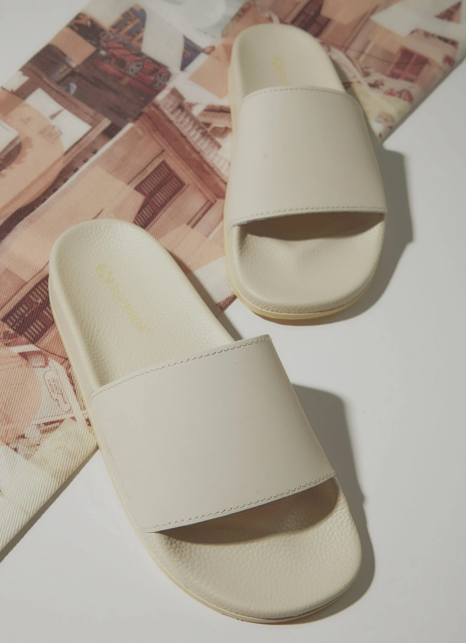 Superga New & Most Loved 1908 Slides Buttersoft - Beige Gome 2 Superga New & Most Loved 1908 Slides Buttersoft - Beige Gome