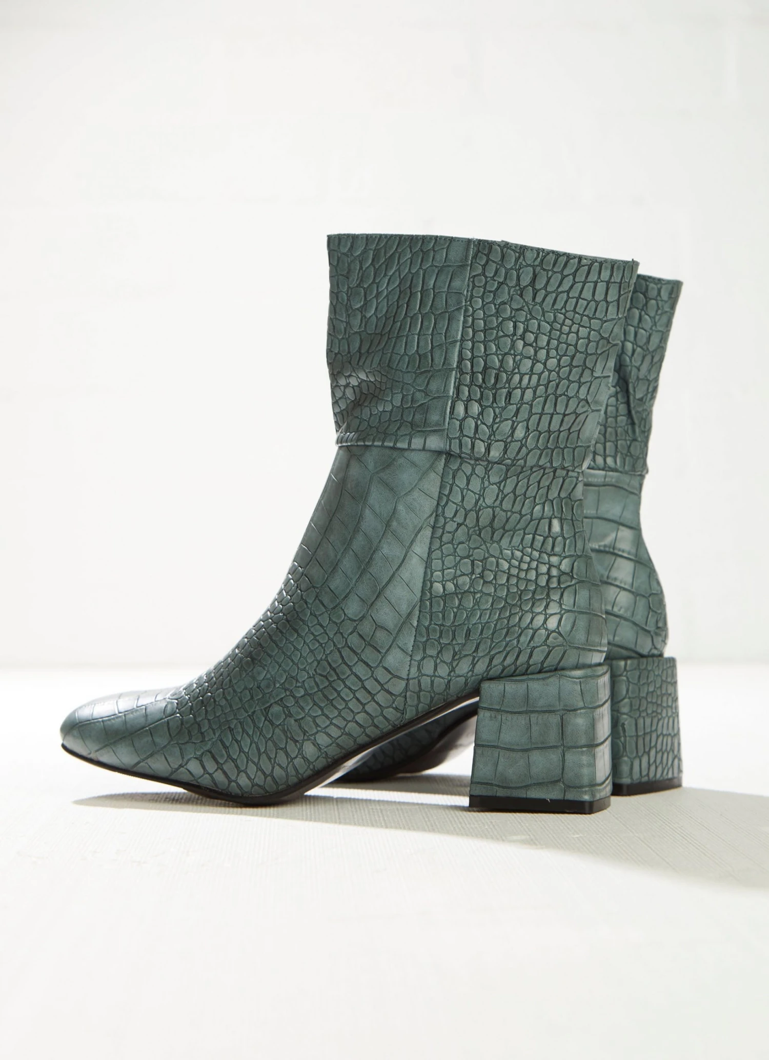 4th & Reckless New & Most Loved Cooper Ankle Boot - Teal Croc 6 4th & Reckless New & Most Loved Cooper Ankle Boot - Teal Croc