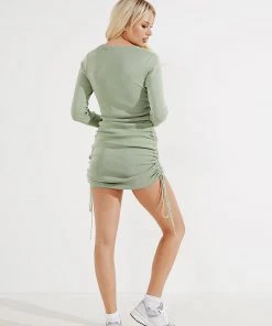 Lioness Fashion Military Minds Long Sleeve Dress - Sage 9 Lioness Fashion Military Minds Long Sleeve Dress - Sage