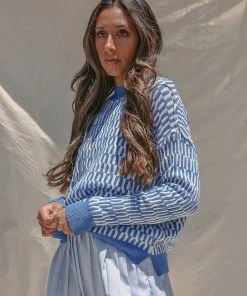 Peppermayo Summer Holidays Knit Jumper - Blue