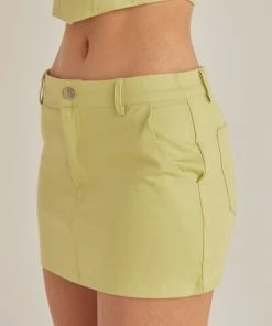 Riley Hubatka X Peppermayo Feel The Sun Drill Mini Skirt - Sage New & Most Loved 10 Riley Hubatka X Peppermayo Feel The Sun Drill Mini Skirt - Sage New & Most Loved