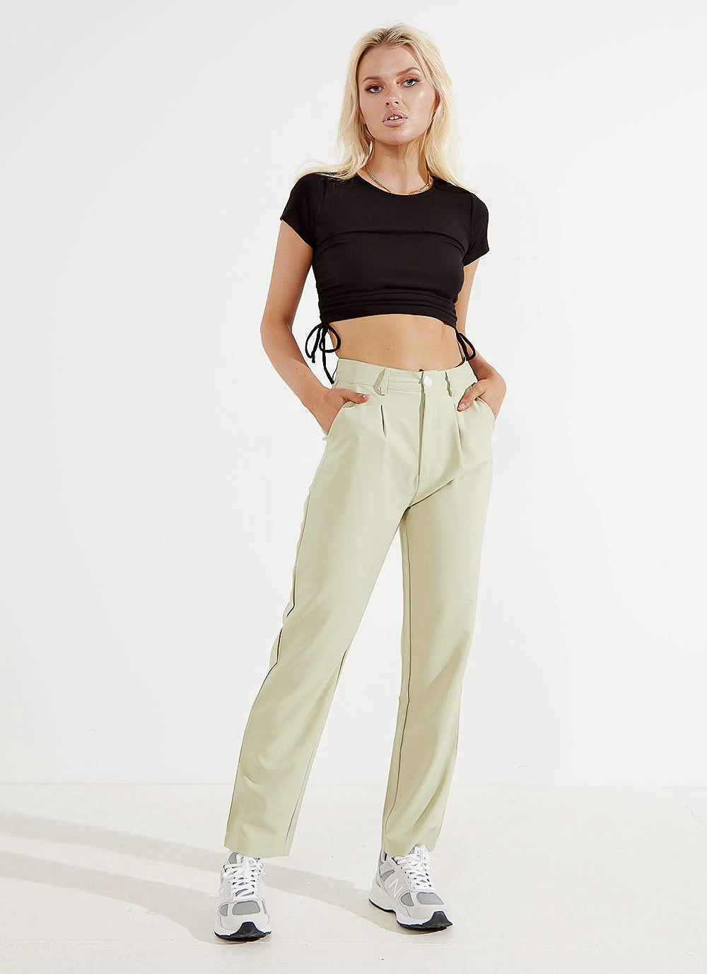 Peppermayo Lunch Dates Pants - Sage 3 Peppermayo Lunch Dates Pants - Sage