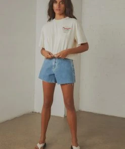 Thrills C&C Wings Merch Fit Crop Tee - Heritage White 7 Thrills C&C Wings Merch Fit Crop Tee - Heritage White