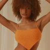Peppermayo Exclusive Cancun Crochet Halter Top - Tangerine - Pre-Order