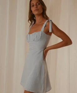 Peppermayo Exclusive French Kiss Mini Dress - Baby Blue 8 Peppermayo Exclusive French Kiss Mini Dress - Baby Blue