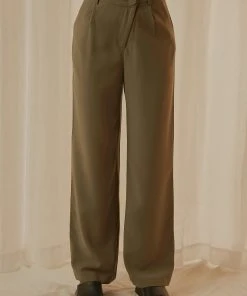 4th & Reckless New & Most Loved Archer Trouser - Muted Khaki 7 4th & Reckless New & Most Loved Archer Trouser - Muted Khaki