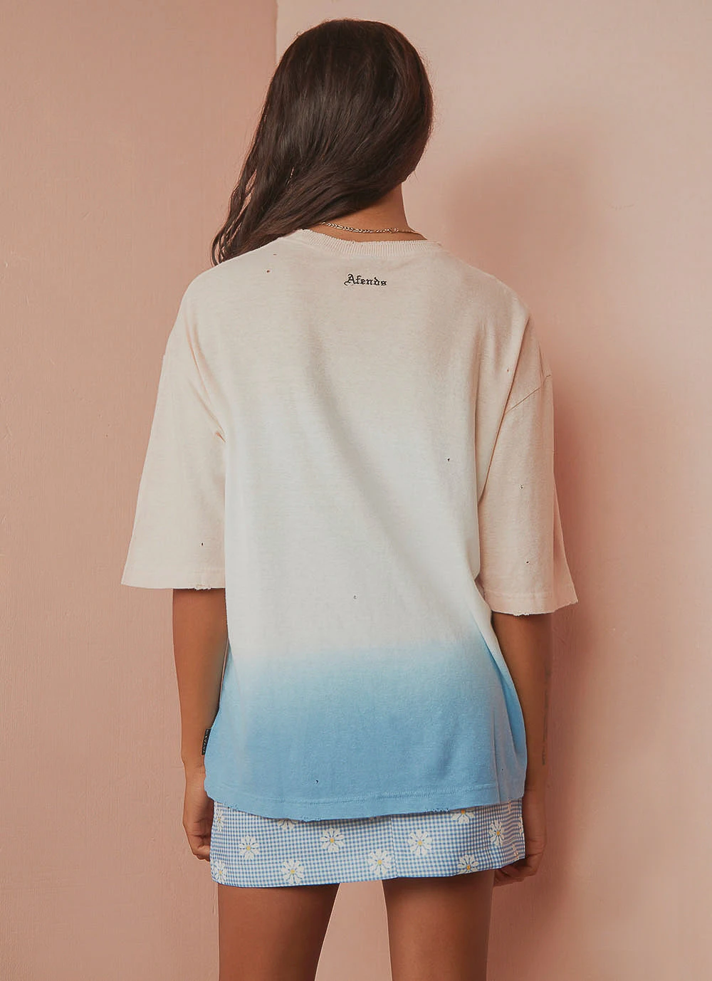 Afends New & Most Loved Rise High Hemp Oversized Tee - Pink Pip Dye 5 Afends New & Most Loved Rise High Hemp Oversized Tee - Pink Pip Dye