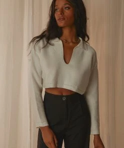 Peppermayo Carter Knit Top - Cream