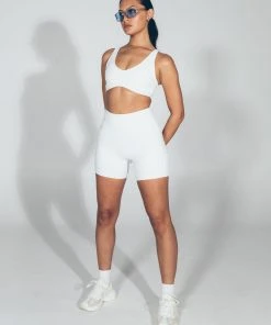 LaHana Swim Pippa Crop - Ribbed White 10 LaHana Swim Pippa Crop - Ribbed White