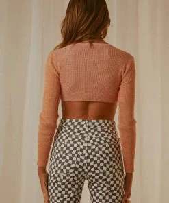 Peppermayo Karina Crop Top - Sunrise Knit New & Most Loved