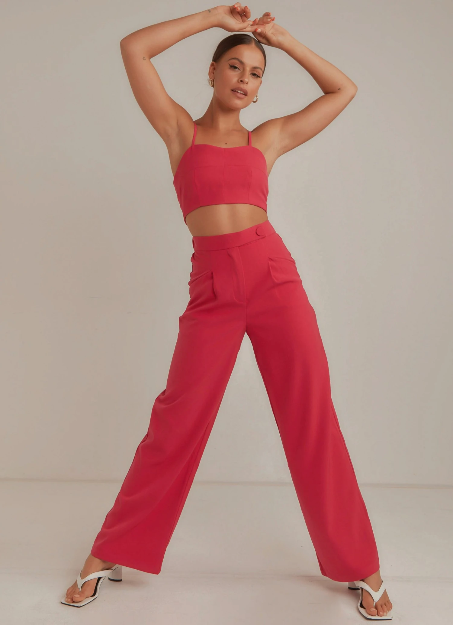 4th & Reckless New & Most Loved Vivian Top - Hot Pink 3 4th & Reckless New & Most Loved Vivian Top - Hot Pink