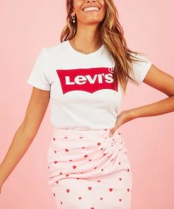 Levi's The Perfect Tee - White New & Most Loved