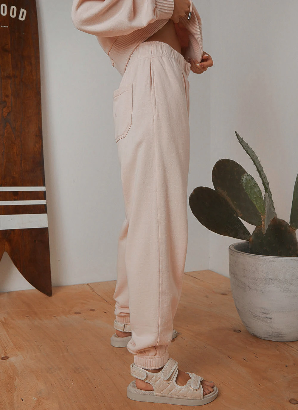 Afends THC Unisex Hemp Sweat Pant - Ash Pink New & Most Loved 4 Afends THC Unisex Hemp Sweat Pant - Ash Pink New & Most Loved