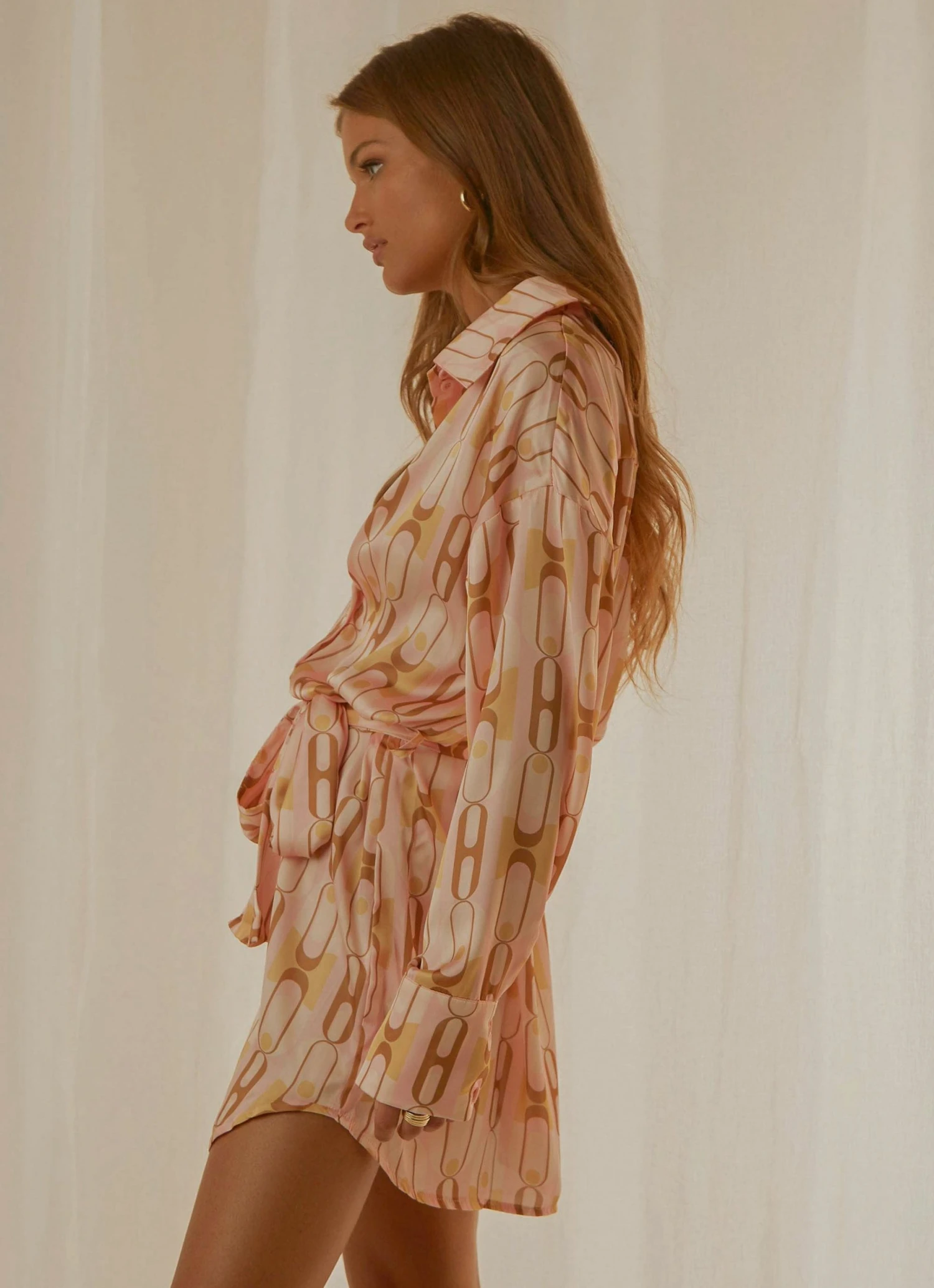 Peppermayo Exclusive Faye Mini Shirt Dress - Vintage Chain New & Most Loved 4 Peppermayo Exclusive Faye Mini Shirt Dress - Vintage Chain New & Most Loved