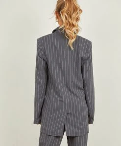 Nude Lucy Finley Pinstripe Blazer - Navy Pinstripe 11 Nude Lucy Finley Pinstripe Blazer - Navy Pinstripe