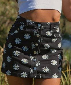 Peppermayo Flower Mode Mini Skirt - Black Print New & Most Loved 6 Peppermayo Flower Mode Mini Skirt - Black Print New & Most Loved