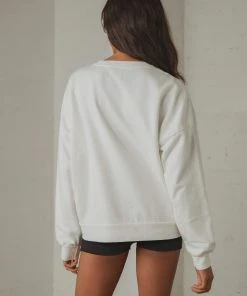 Abrand A Oversized Sweater - White Sand