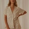 Cools Club New & Most Loved Safari Shirt - Peach Floral