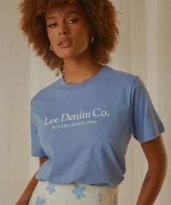 Lee New & Most Loved Classic Tee - Blue Bonnet