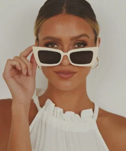 Peppermayo Tala Sunglasses - Ivory New Accessories