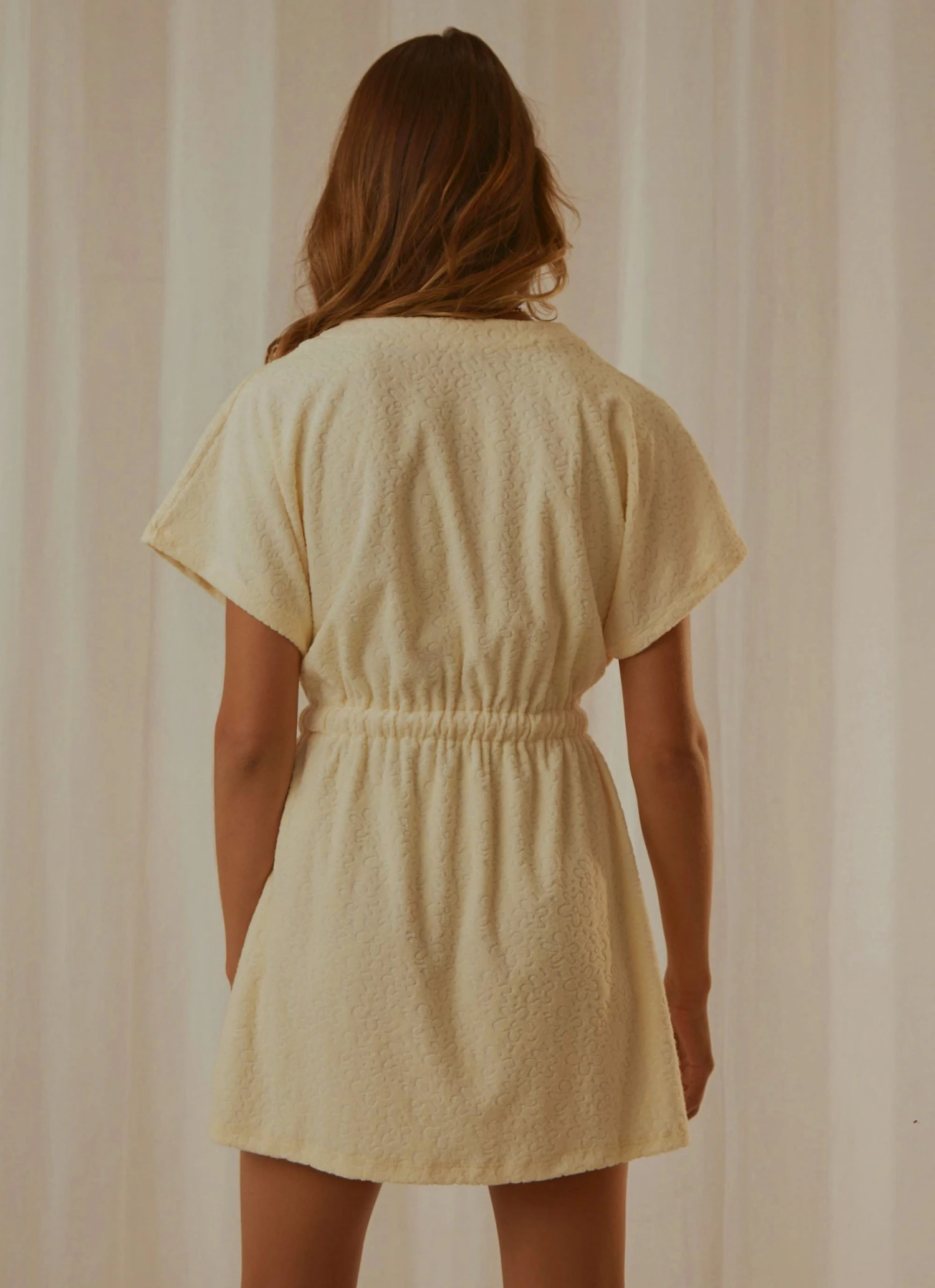 Cools Club New & Most Loved Terry Dress - Lemon 5 Cools Club New & Most Loved Terry Dress - Lemon