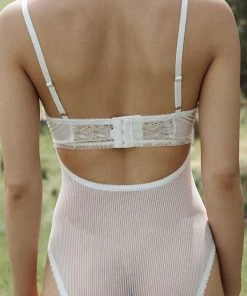 Kat The Label New & Most Loved Zephyr Bodysuit - White