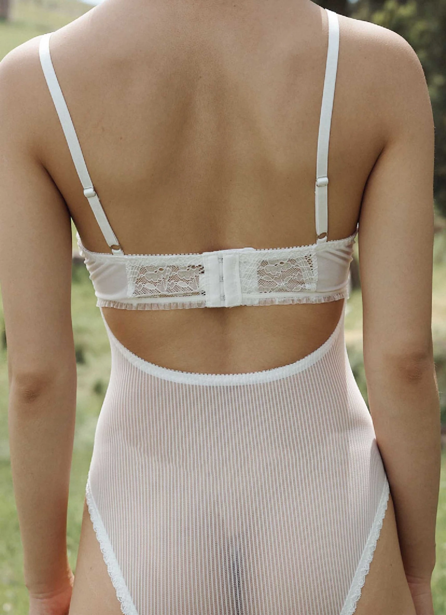 Kat The Label New & Most Loved Zephyr Bodysuit - White 2 Kat The Label New & Most Loved Zephyr Bodysuit - White