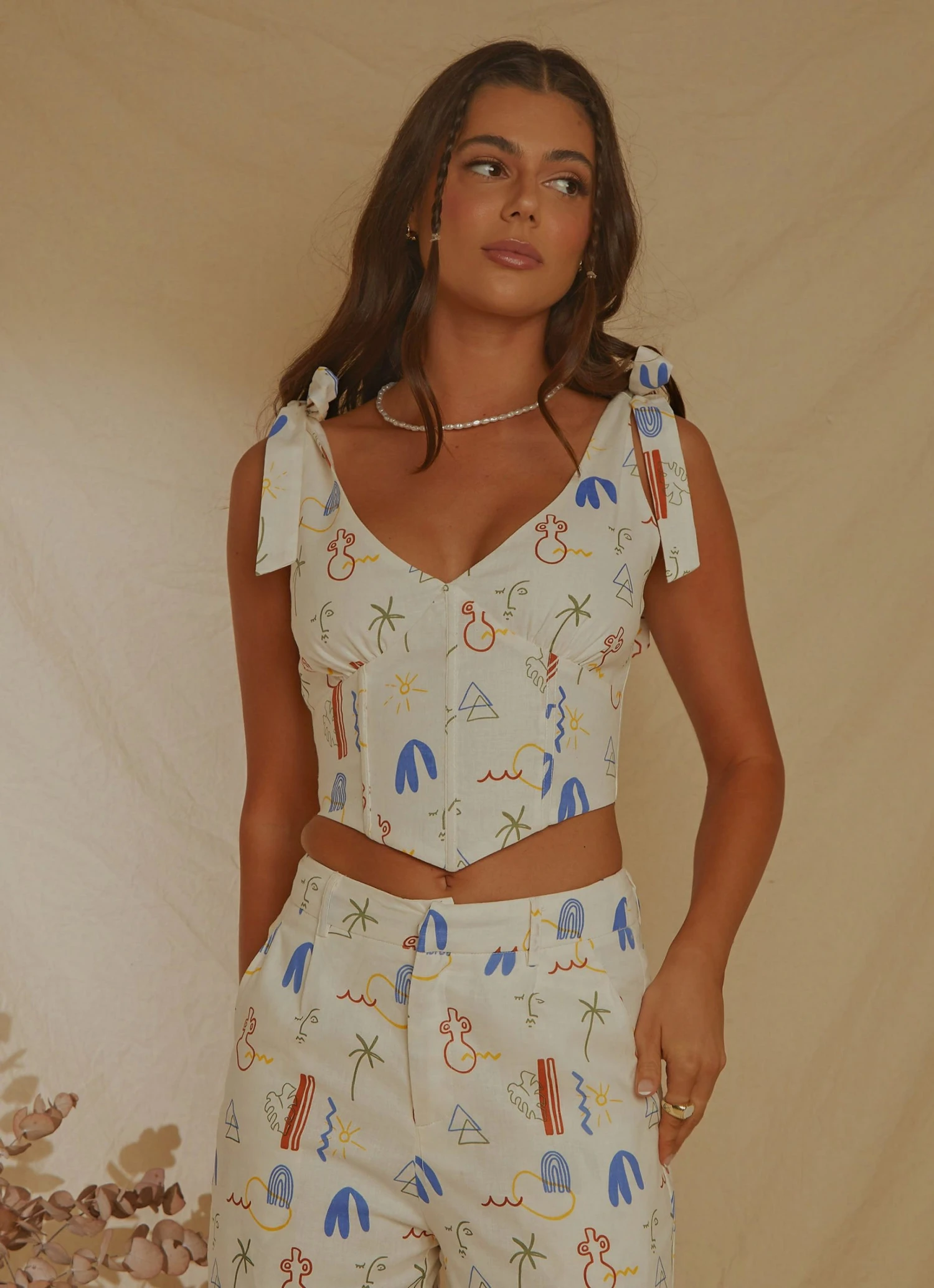 Peppermayo Exclusive Parisian Life Linen Bustier - Santorini - Pre-Order 3 Peppermayo Exclusive Parisian Life Linen Bustier - Santorini - Pre-Order