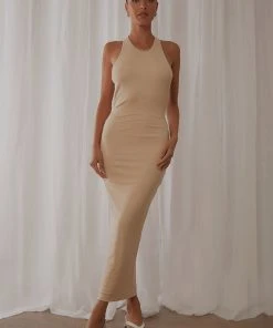 Lioness Fashion The Clare Dress - Oatmeal 7 Lioness Fashion The Clare Dress - Oatmeal