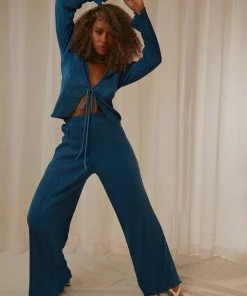 Peppermayo Exclusive 90s Muse Pants - Cobalt - Pre-Order New & Most Loved 13 Peppermayo Exclusive 90s Muse Pants - Cobalt - Pre-Order New & Most Loved