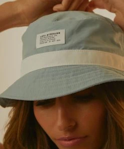Levi's Seasonal Bucket Hat - Light Blue New & Most Loved 7 Levi's Seasonal Bucket Hat - Light Blue New & Most Loved