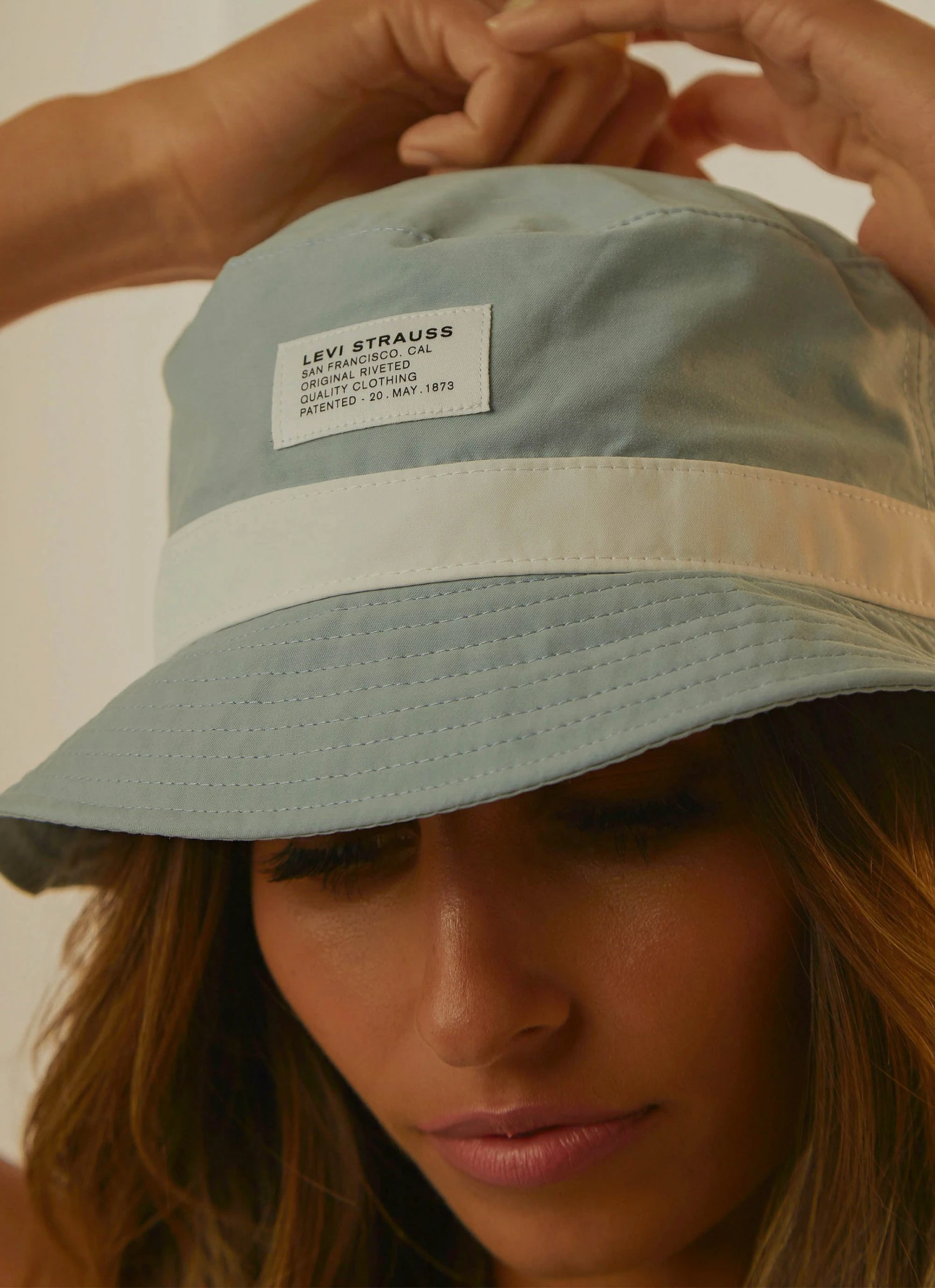 Levi's Seasonal Bucket Hat - Light Blue New & Most Loved 3 Levi's Seasonal Bucket Hat - Light Blue New & Most Loved