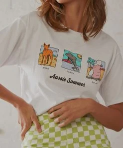 Cools Club Sunday Tee - White Summer