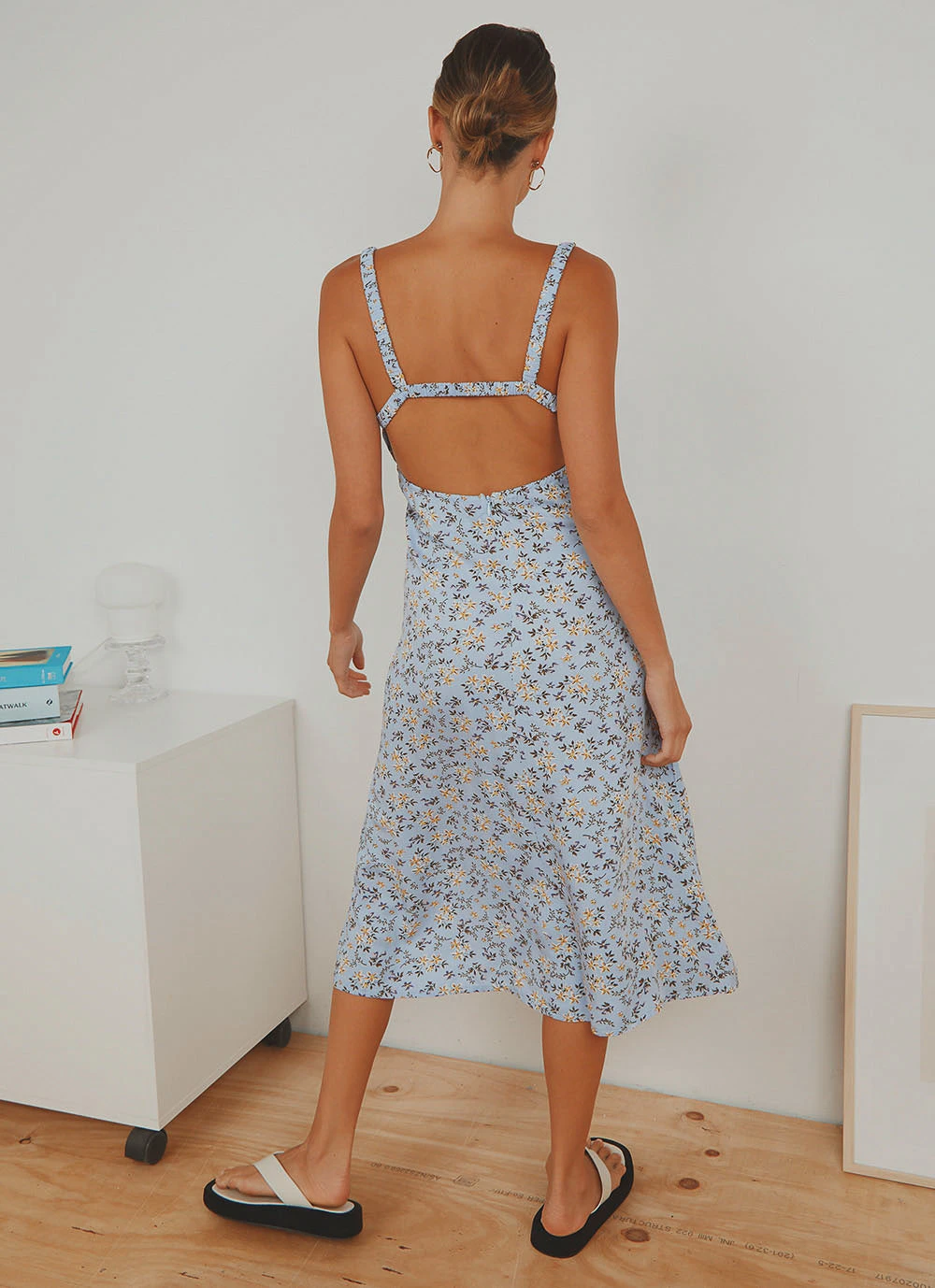 Peppermayo Lasting Summer Midi Dress - Blue Floral New Dresses 5 Peppermayo Lasting Summer Midi Dress - Blue Floral New Dresses