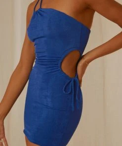 Peppermayo Exclusive Object Of Affection Mini Dress - Cobalt