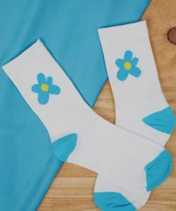 Peppermayo New & Most Loved Lucky Flower Sock - Blue